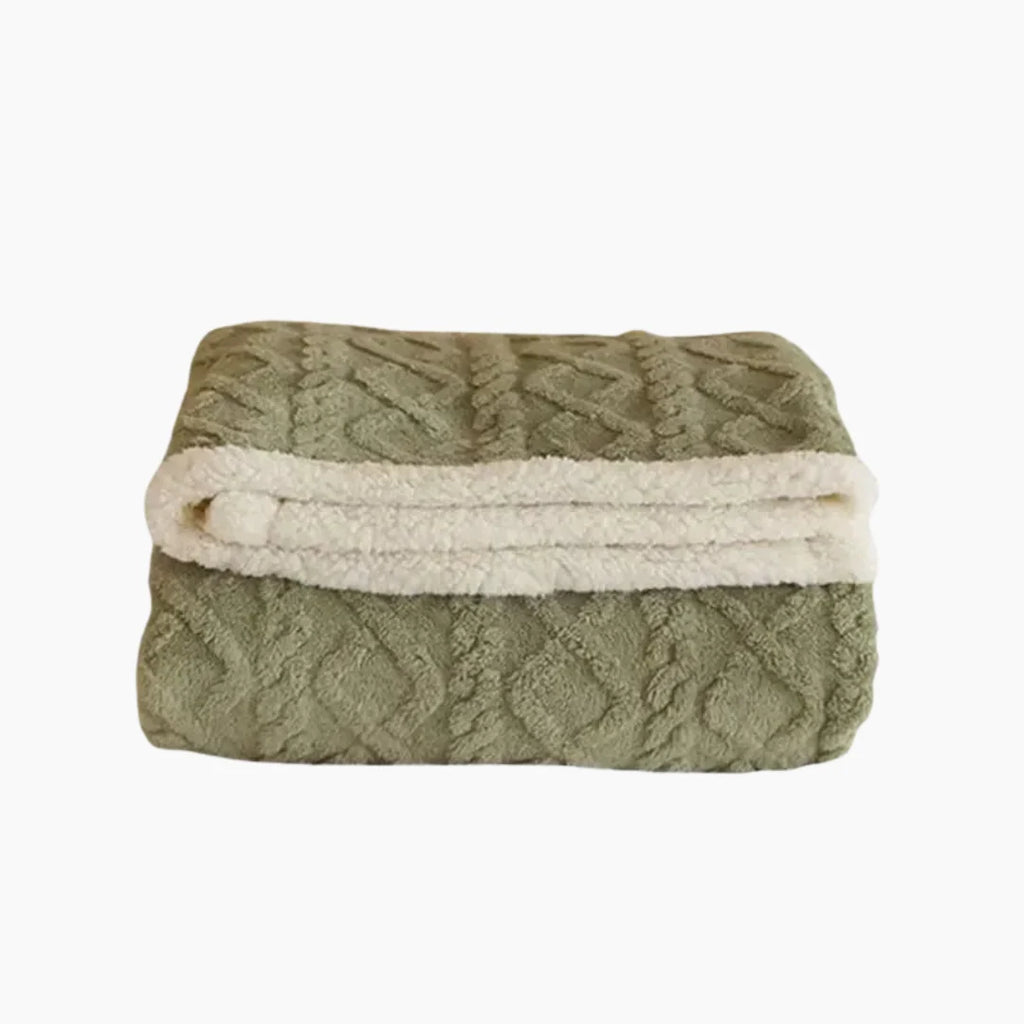 Thick Warm Fleece Blanket with Reversible Sherpa Lining – Ultra-Soft Cozy Fleece Throw for Winter Comfort 4