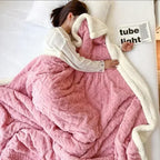 Thick Lambswool and Fleece Winter Blanket for Couch or Bed-Blanket-Homely Dreams-Homely Dreams