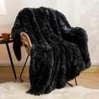 Throw Blanket - Ultra Soft Reversible Shag & Sherpa for Cozy Comfort 5