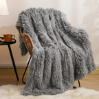 Throw Blanket - Ultra Soft Reversible Shag & Sherpa for Cozy Comfort 6