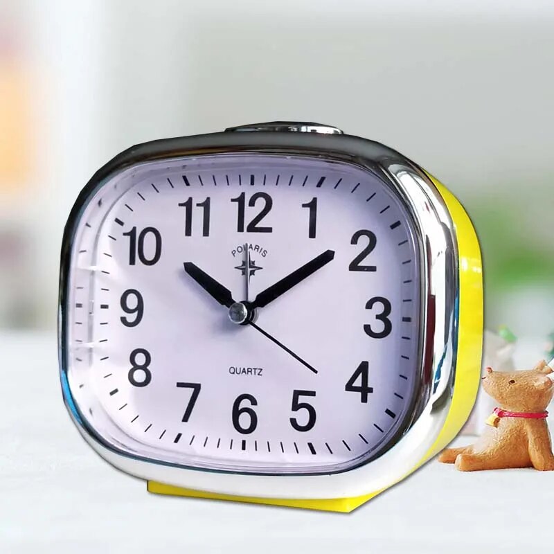 TickFree Clock - Silent Alarm Clock with Gentle Night Light 1