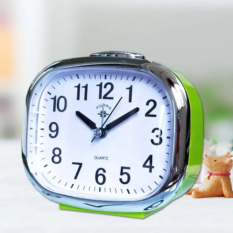 TickFree Clock - Silent Alarm Clock with Gentle Night Light 2