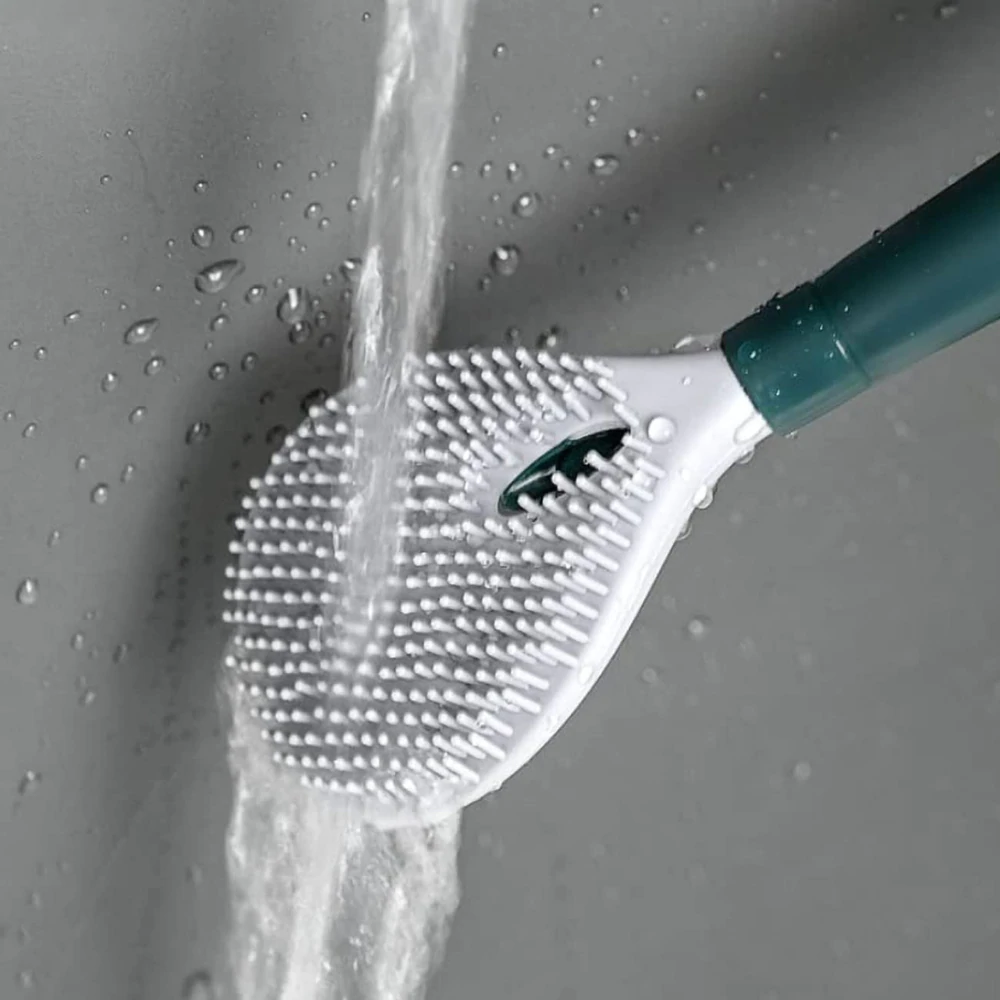 Toilet Brush - Flexible Head & Built-in Soap Dispenser 3