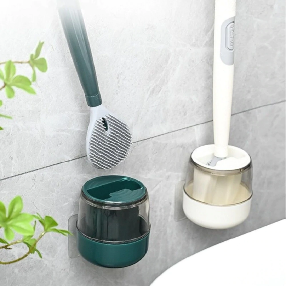 Toilet Brush - Flexible Head & Built-in Soap Dispenser 7