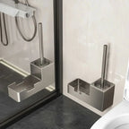 Toilet Brush Set - Dead-End Design for Deep Cleaning & Compact Storage 1