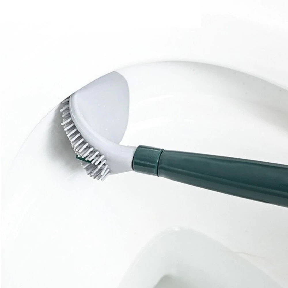 Toilet Brush Set - Flexible Head & Quick Drying Holder 8