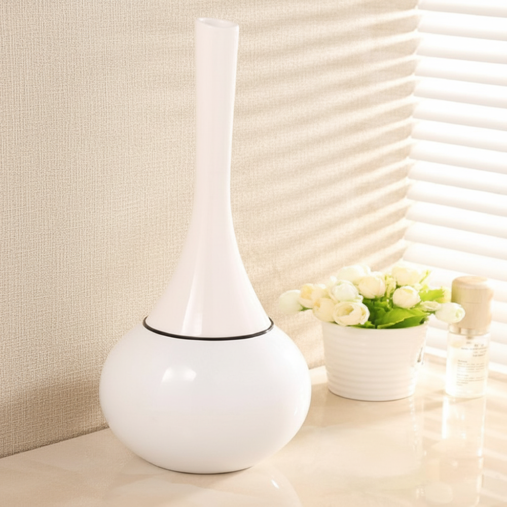 Toilet Brush Set - Modern Closed Holder for Clean, Tidy Bathrooms 1