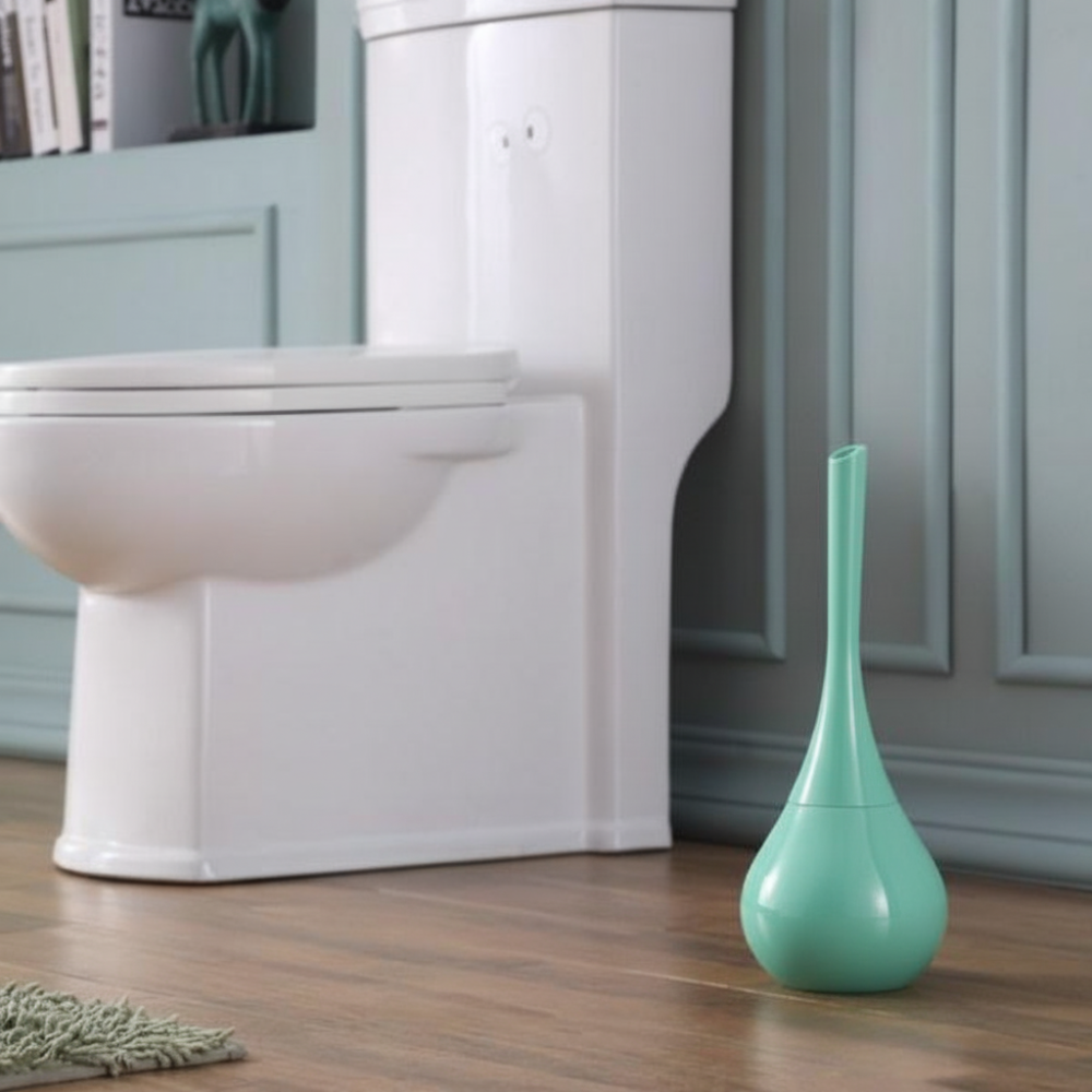 Toilet Brush Set - Modern Closed Holder for Clean, Tidy Bathrooms 6