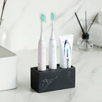 Toothbrush Holder - Durable Resin, Modern Design for Bathroom 2