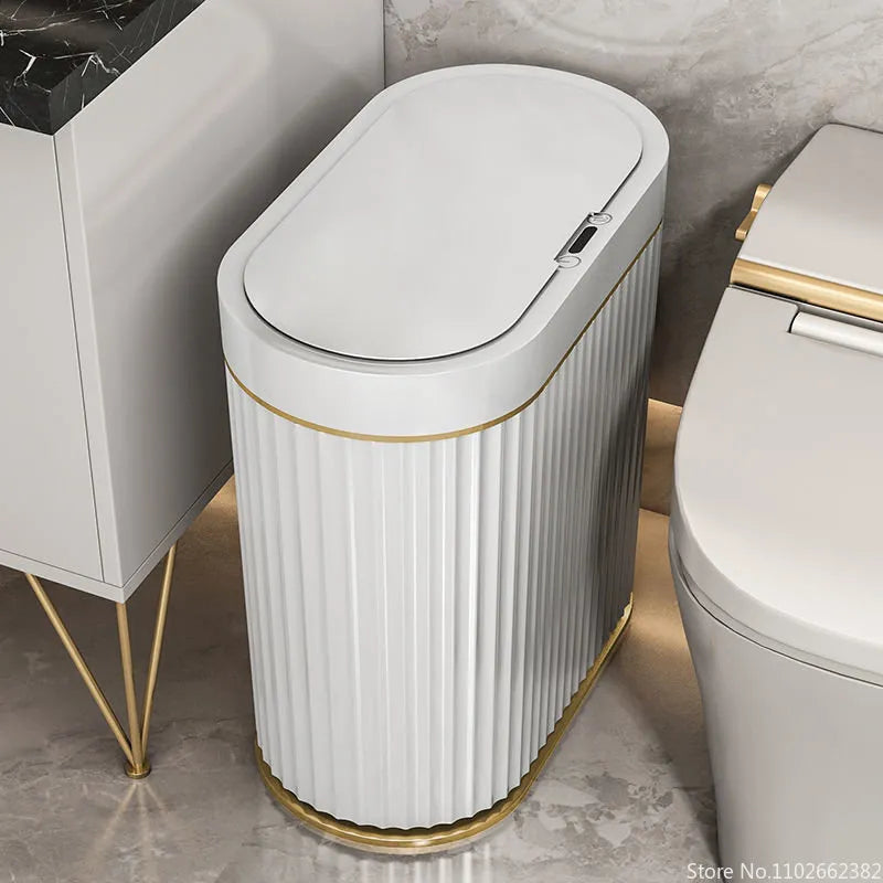 Touchless Sensor Waste Bin - Hygienic Trash Can for Modern Spaces 0
