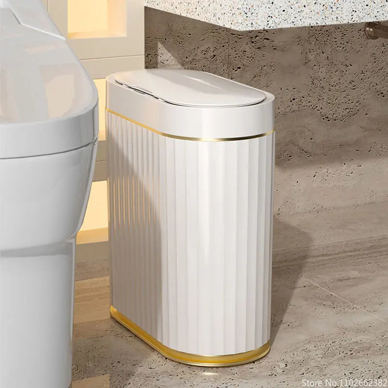 Touchless Sensor Waste Bin - Hygienic Trash Can for Modern Spaces 1