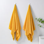 Towel Set Cotton 3 Piece Jacquard Weave Bath Hand Washcloth 3