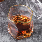 Transform Texture Whiskey Glass Duo - Durable Borosilicate Set, 8.5 oz 5