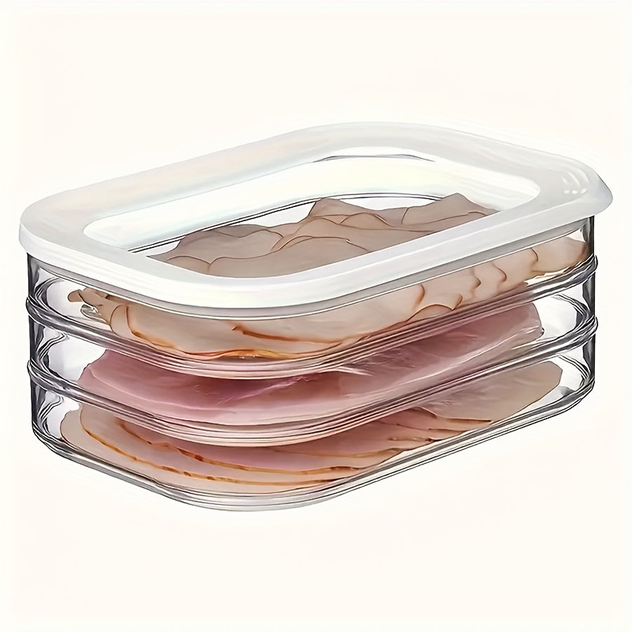Transparent Airtight Meat Preservation Box for Fridge – Durable Storage Container for Bacon and Meats 6
