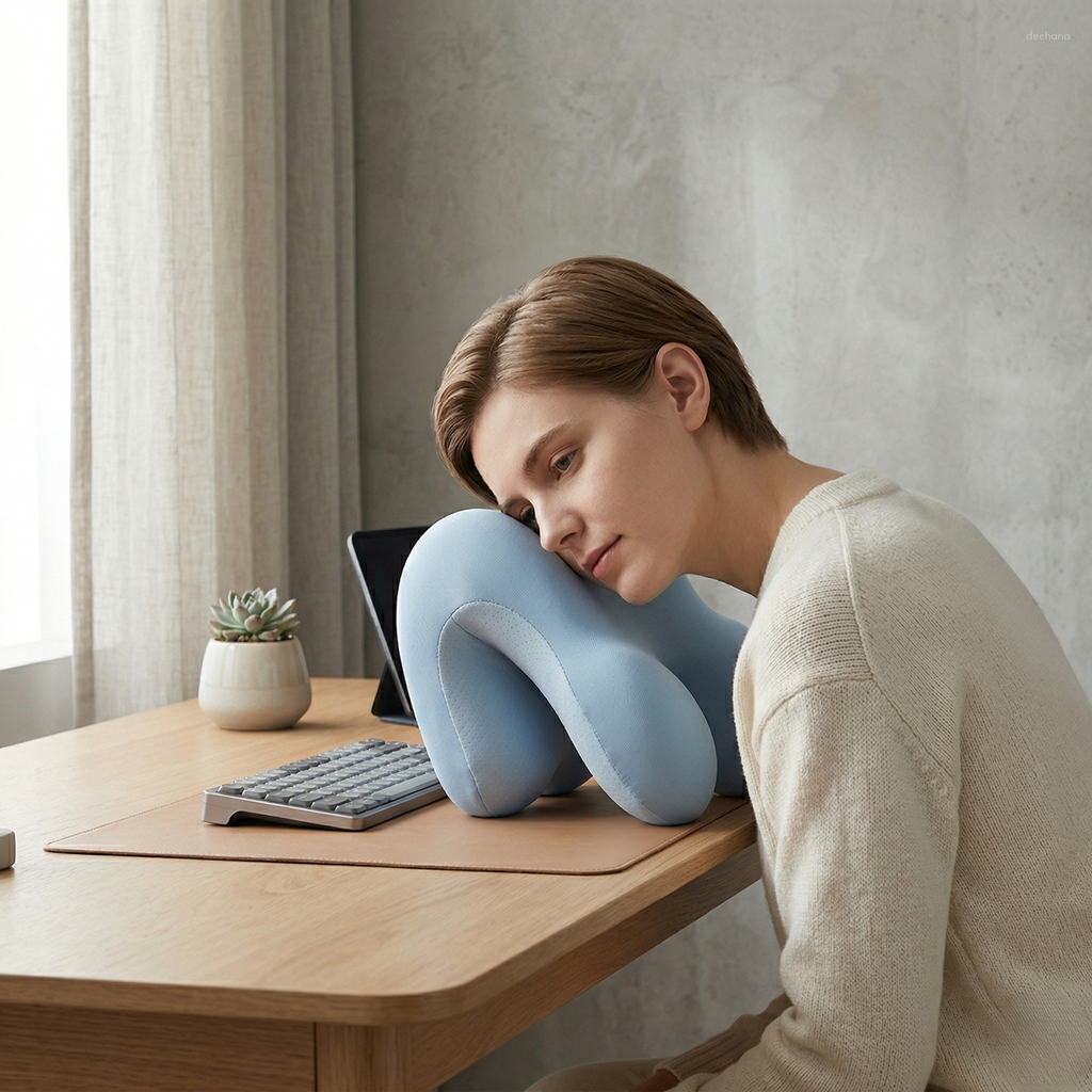 Travel Neck Pillow - Ergonomic Neck Support for Comfort and Alignment 2