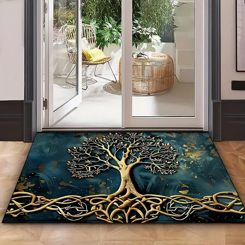 Tree of Life Mat - Durable, Water-Resistant Design for Entryways & Kitchens 4