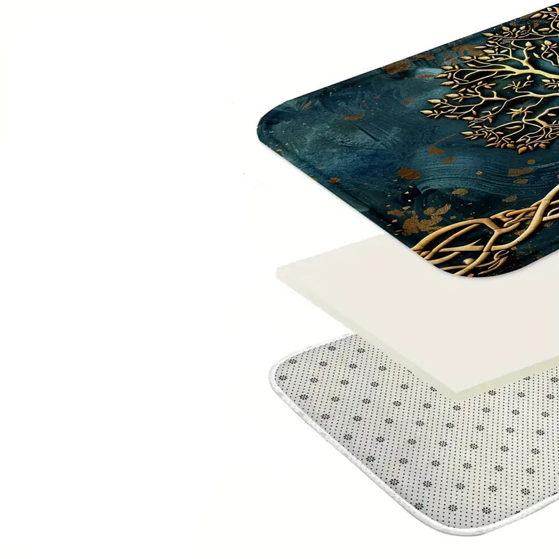 Tree of Life Mat - Durable, Water-Resistant Design for Entryways & Kitchens 7