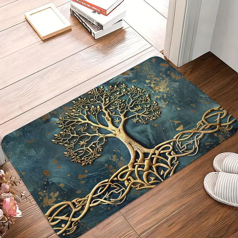 Tree of Life Mat - Durable, Water-Resistant Design for Entryways & Kitchens 8