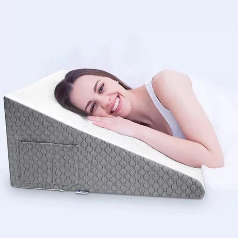 Triangle Wedge Pillow - Elevate Comfort for Acid Reflux & Leg Support 1