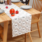 Tufted Fall Table Runner - Cozy Textured Decor for Autumn & Halloween 3