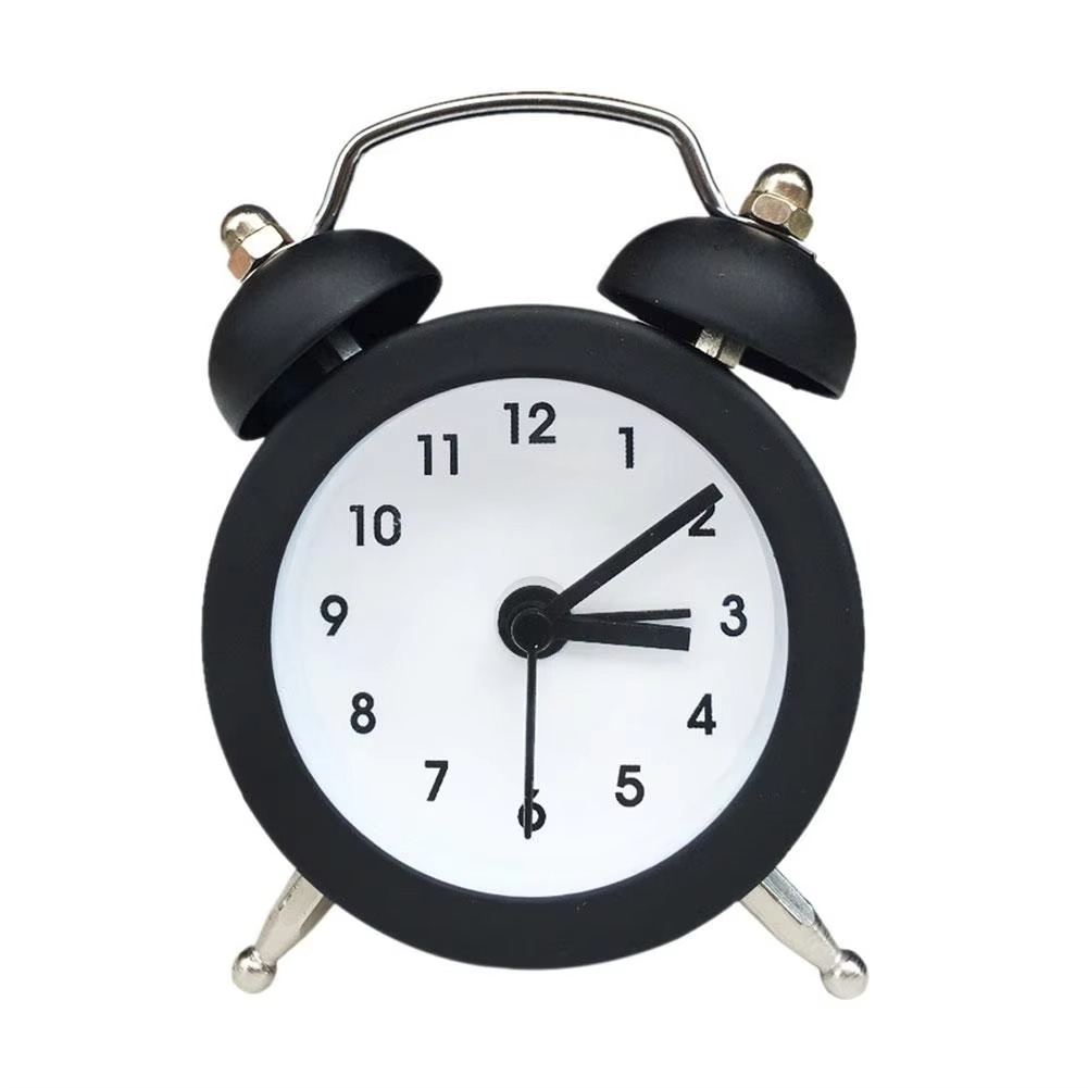 Twin Bell Alarm Clock - Loud Ringing For Heavy Sleepers, Silent Sweep 1
