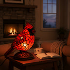 USB Powered Red Bird Night Light - Cozy Ambiance for Home Decor 4