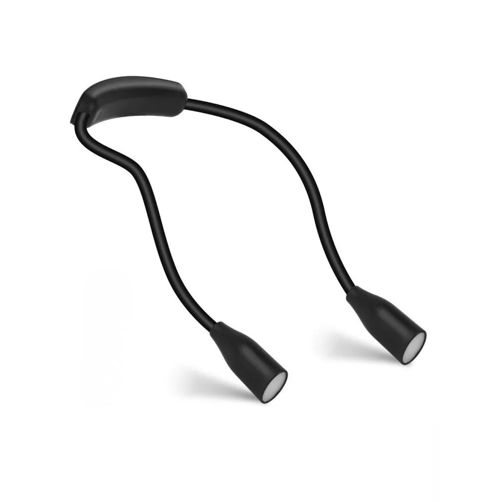 USB Rechargeable LED Neck Lamp with 3 Light Colors and Dimmable Brightness – Flexible Lightweight Design for Reading and Outdoor Use 1