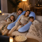 U Shaped Pregnancy Pillow - Ergonomic Support for Back & Bump Comfort 3
