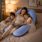 U Shaped Pregnancy Pillow - Ergonomic Support for Back & Bump Comfort 5