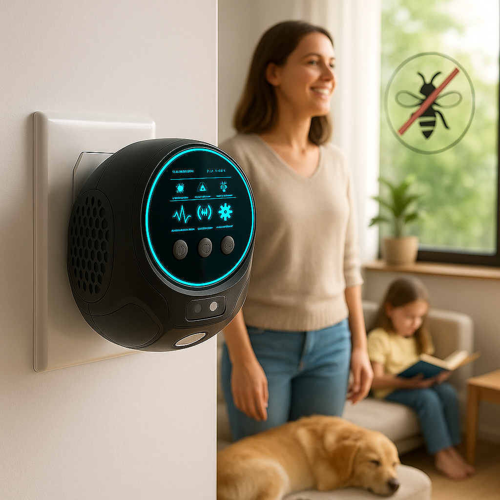Ultrasonic Pest Repeller - Chemical-Free Insect Control Up to 3200 Sq Ft 2