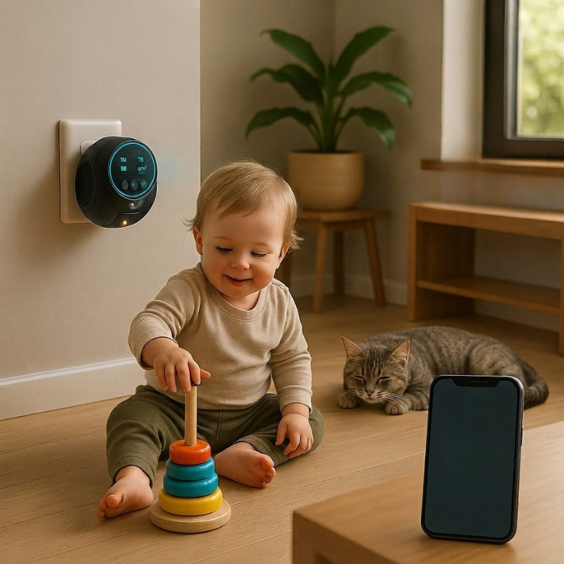 Ultrasonic Pest Repeller Plug In 4 Speaker High Frequency Device 1