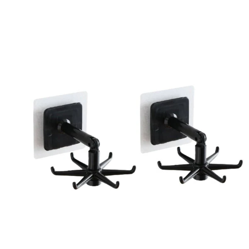 Utility Hook 360 Degree Rotating ABS Plastic 2.75 Inch Wall Ceiling Mount 1