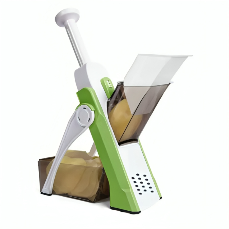 Vegetable Slicer Hand Press with Sticks Slices and Cubes Cutting Functions 3