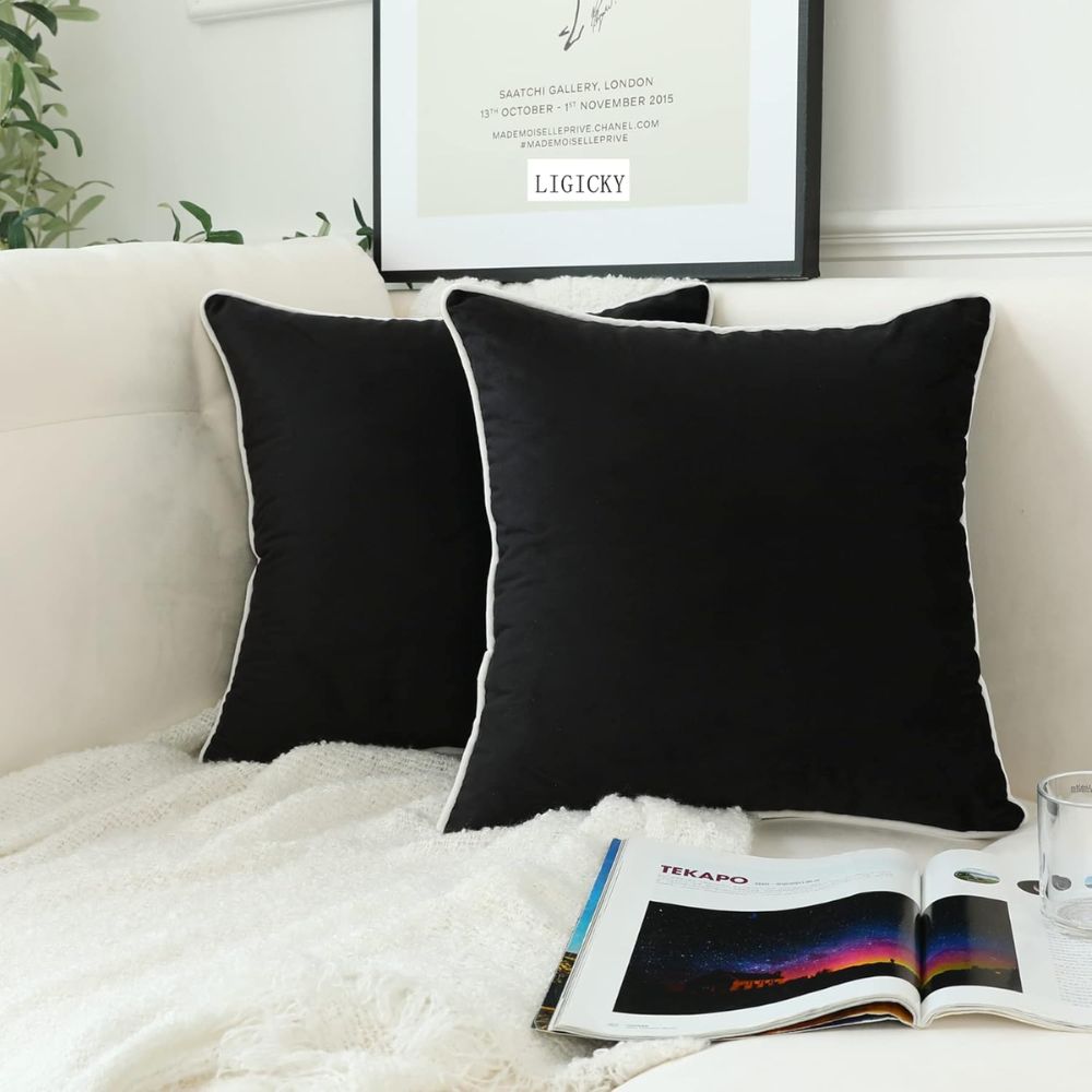 Velvet Cushion Cover - Soft, Durable & Stylish Sofa Cushion Covers 2