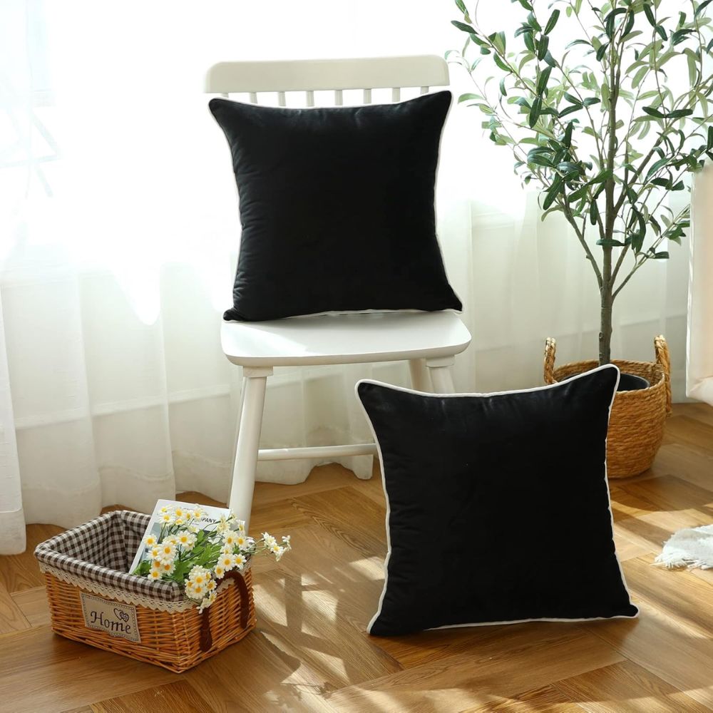 Velvet Cushion Cover - Soft, Durable & Stylish Sofa Cushion Covers 6