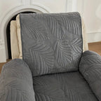 Verdant Leaf Recliner Cover - Durable, Anti-Slip Protection for Chairs 7