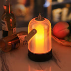 Vintage Dimmable Table Lamp - Rechargeable LED, Touch Control, Portable 0