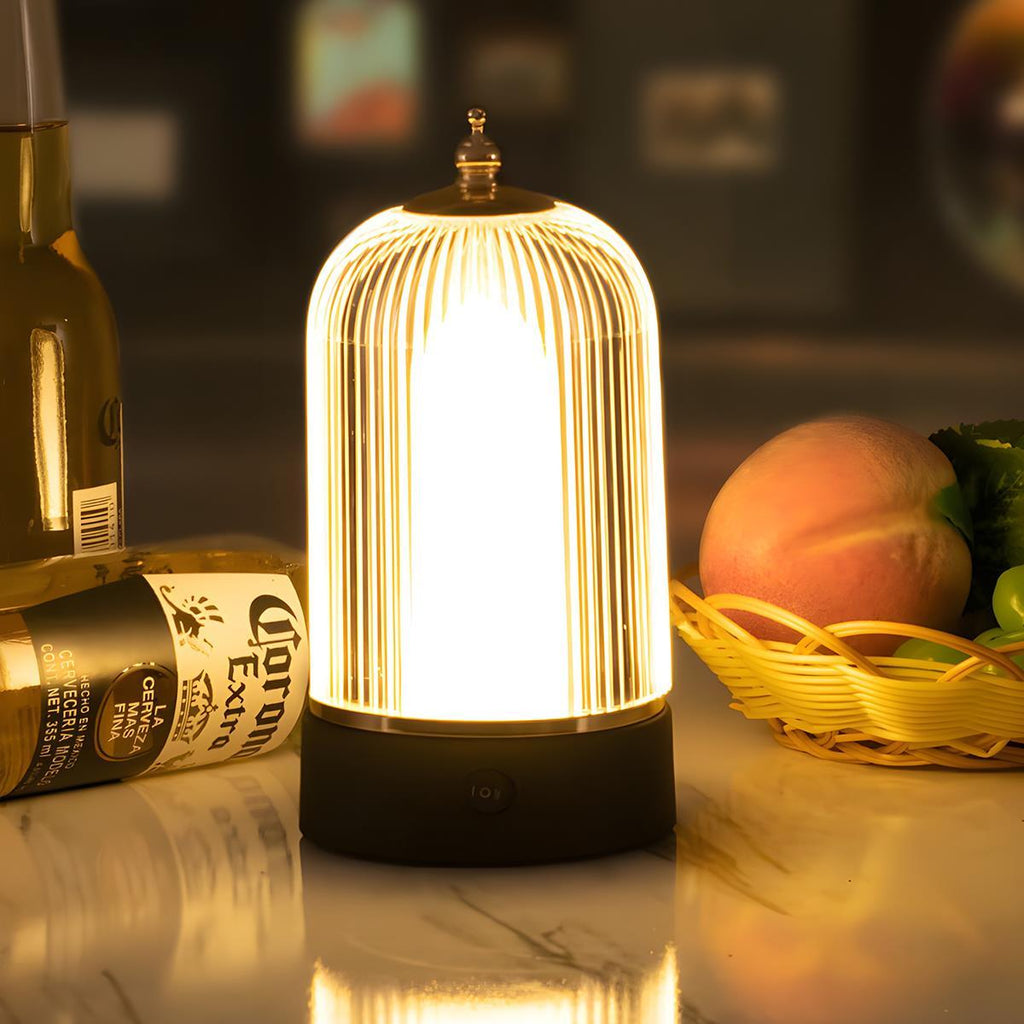 Vintage Dimmable Table Lamp - Rechargeable LED, Touch Control, Portable 2
