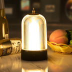 Vintage Dimmable Table Lamp - Rechargeable LED, Touch Control, Portable 2