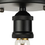 Vintage Flush Mount Ceiling Light - Metal Design for Corridors, E27 Base 6