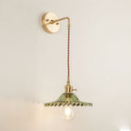 Vintage Glass LED Wall Sconce – Elegant Decorative Wall Lamp with E26/E27 Socket for Indoor Lighting 19