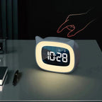 Voice-Controlled Digital Alarm Clock - Dual Alarms & Rechargeable Battery 1