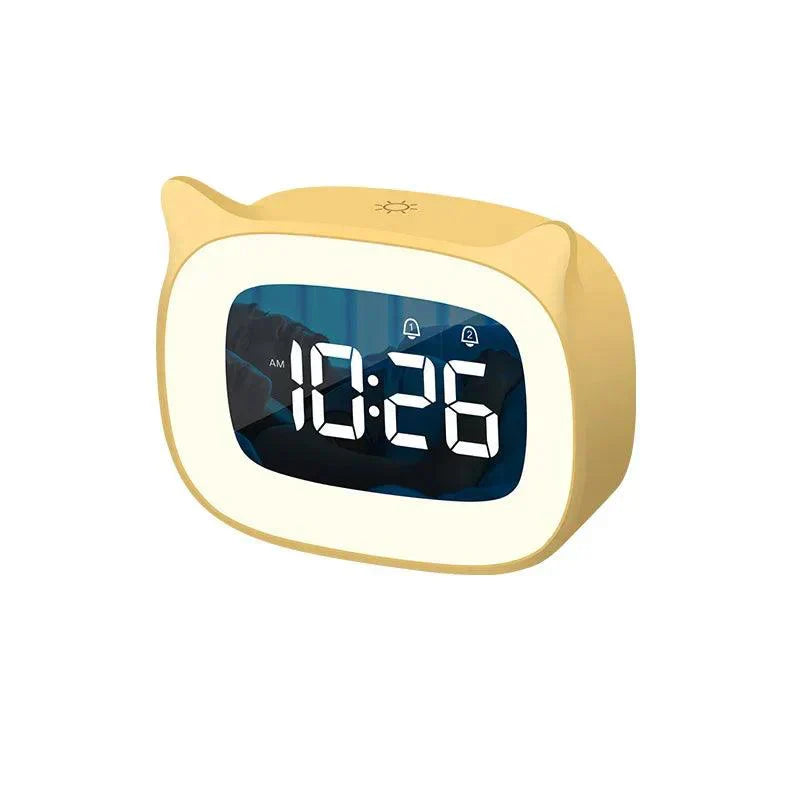 Voice-Controlled Digital Alarm Clock - Dual Alarms & Rechargeable Battery 5