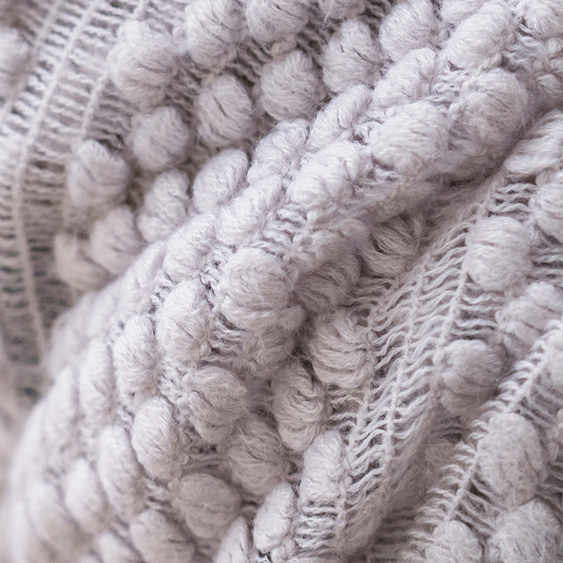Waffle Knit Throw Blanket, Acrylic Material, 50 × 79 Inches, Machine Washable 6