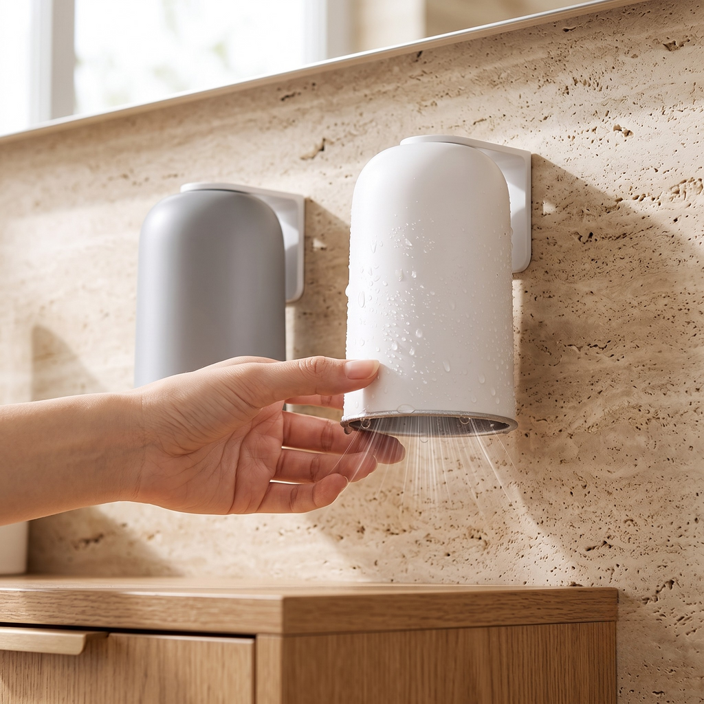 Wall-Mounted Drain Cup - Space-Saving, Fast-Drying Storage Solution 0
