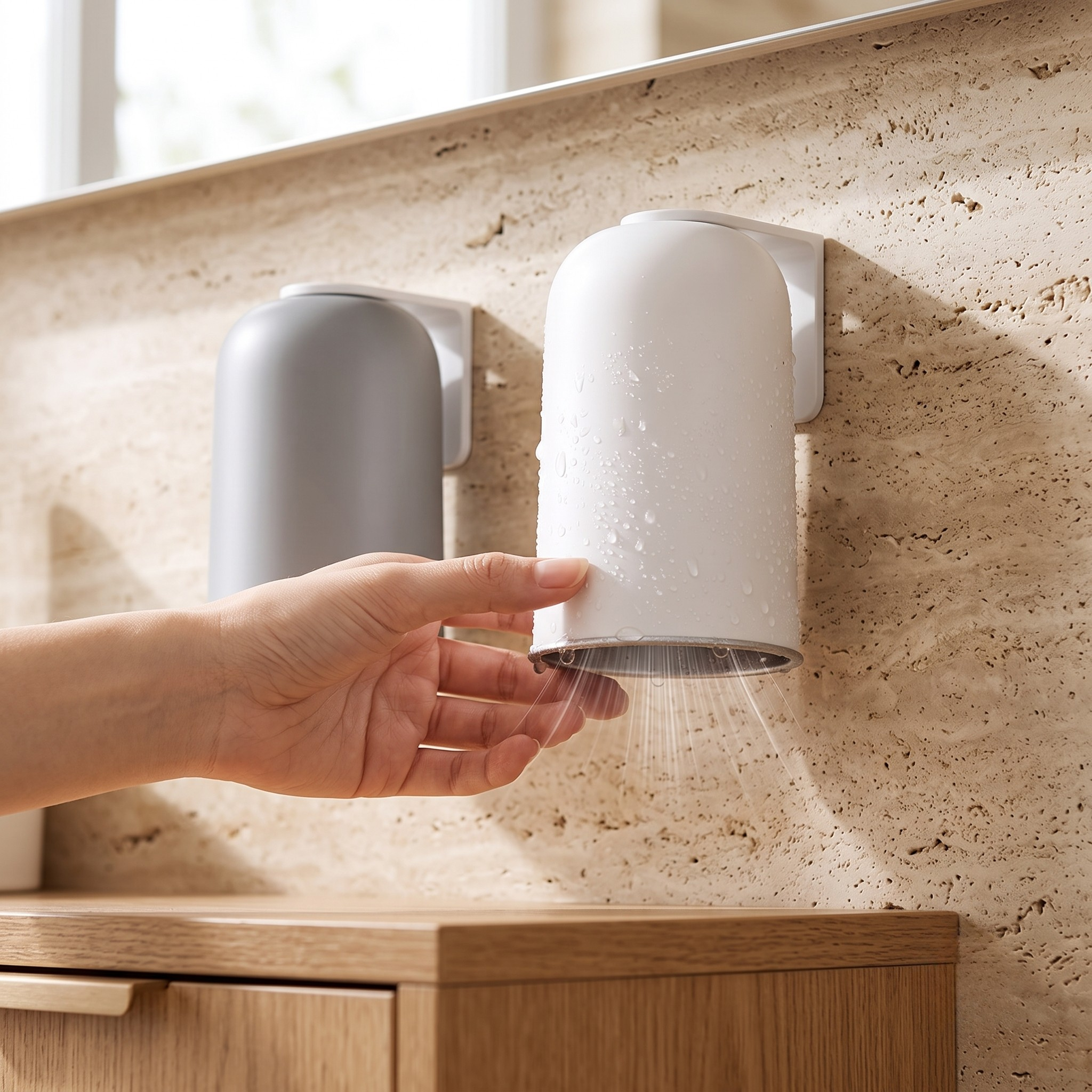 Wall-Mounted Drain Cup - Space-Saving, Fast-Drying Storage Solution 0