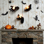 Wall-Mounted Reaching Hands with LED Candles - Spooky Halloween Decor 0
