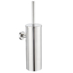 Wall-Mounted Toilet Brush Holder - Stylish Stainless Steel Design 1