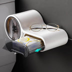 Wall-Mounted Toilet Paper Holder - Space-Saving & Rust-Resistant Design 1