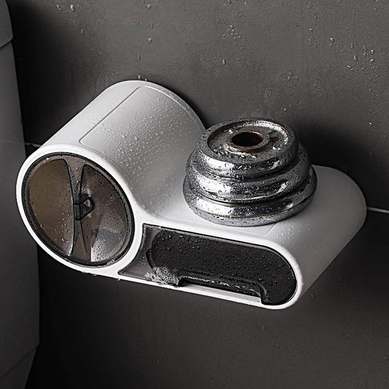 Wall-Mounted Toilet Paper Holder - Space-Saving & Rust-Resistant Design 5